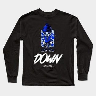 Down With Banks Cryptocurrency Halloween Long Sleeve T-Shirt